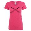 Women’s Glitter V-Neck T-Shirt Thumbnail