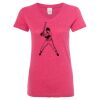 Women’s Glitter V-Neck T-Shirt Thumbnail