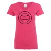 Women’s Glitter V-Neck T-Shirt Thumbnail