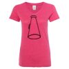 Women’s Glitter V-Neck T-Shirt Thumbnail