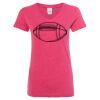 Women’s Glitter V-Neck T-Shirt Thumbnail