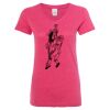 Women’s Glitter V-Neck T-Shirt Thumbnail