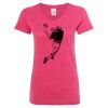 Women’s Glitter V-Neck T-Shirt Thumbnail