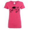 Women’s Glitter V-Neck T-Shirt Thumbnail