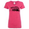 Women’s Glitter V-Neck T-Shirt Thumbnail