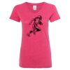 Women’s Glitter V-Neck T-Shirt Thumbnail