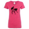 Women’s Glitter V-Neck T-Shirt Thumbnail