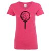 Women’s Glitter V-Neck T-Shirt Thumbnail