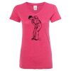 Women’s Glitter V-Neck T-Shirt Thumbnail