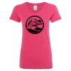 Women’s Glitter V-Neck T-Shirt Thumbnail