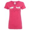 Women’s Glitter V-Neck T-Shirt Thumbnail