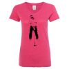 Women’s Glitter V-Neck T-Shirt Thumbnail
