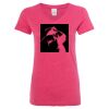 Women’s Glitter V-Neck T-Shirt Thumbnail