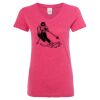 Women’s Glitter V-Neck T-Shirt Thumbnail