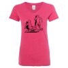 Women’s Glitter V-Neck T-Shirt Thumbnail