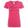 Women’s Glitter V-Neck T-Shirt Thumbnail