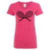 Women’s Glitter V-Neck T-Shirt Thumbnail