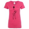 Women’s Glitter V-Neck T-Shirt Thumbnail