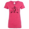 Women’s Glitter V-Neck T-Shirt Thumbnail