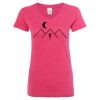 Women’s Glitter V-Neck T-Shirt Thumbnail
