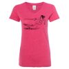 Women’s Glitter V-Neck T-Shirt Thumbnail