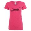 Women’s Glitter V-Neck T-Shirt Thumbnail