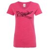 Women’s Glitter V-Neck T-Shirt Thumbnail