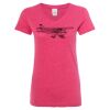 Women’s Glitter V-Neck T-Shirt Thumbnail