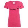 Women’s Glitter V-Neck T-Shirt Thumbnail