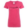 Women’s Glitter V-Neck T-Shirt Thumbnail
