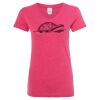 Women’s Glitter V-Neck T-Shirt Thumbnail