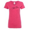 Women’s Glitter V-Neck T-Shirt Thumbnail