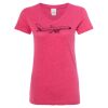 Women’s Glitter V-Neck T-Shirt Thumbnail