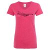 Women’s Glitter V-Neck T-Shirt Thumbnail