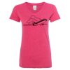 Women’s Glitter V-Neck T-Shirt Thumbnail