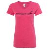 Women’s Glitter V-Neck T-Shirt Thumbnail