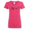 Women’s Glitter V-Neck T-Shirt Thumbnail
