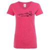 Women’s Glitter V-Neck T-Shirt Thumbnail