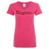 Women’s Glitter V-Neck T-Shirt Thumbnail