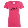 Women’s Glitter V-Neck T-Shirt Thumbnail