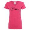 Women’s Glitter V-Neck T-Shirt Thumbnail