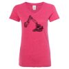 Women’s Glitter V-Neck T-Shirt Thumbnail