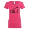 Women’s Glitter V-Neck T-Shirt Thumbnail