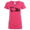 Women’s Glitter V-Neck T-Shirt Thumbnail
