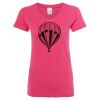 Women’s Glitter V-Neck T-Shirt Thumbnail