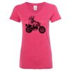 Women’s Glitter V-Neck T-Shirt Thumbnail