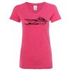 Women’s Glitter V-Neck T-Shirt Thumbnail