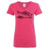 Women’s Glitter V-Neck T-Shirt Thumbnail