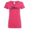 Women’s Glitter V-Neck T-Shirt Thumbnail