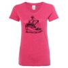 Women’s Glitter V-Neck T-Shirt Thumbnail